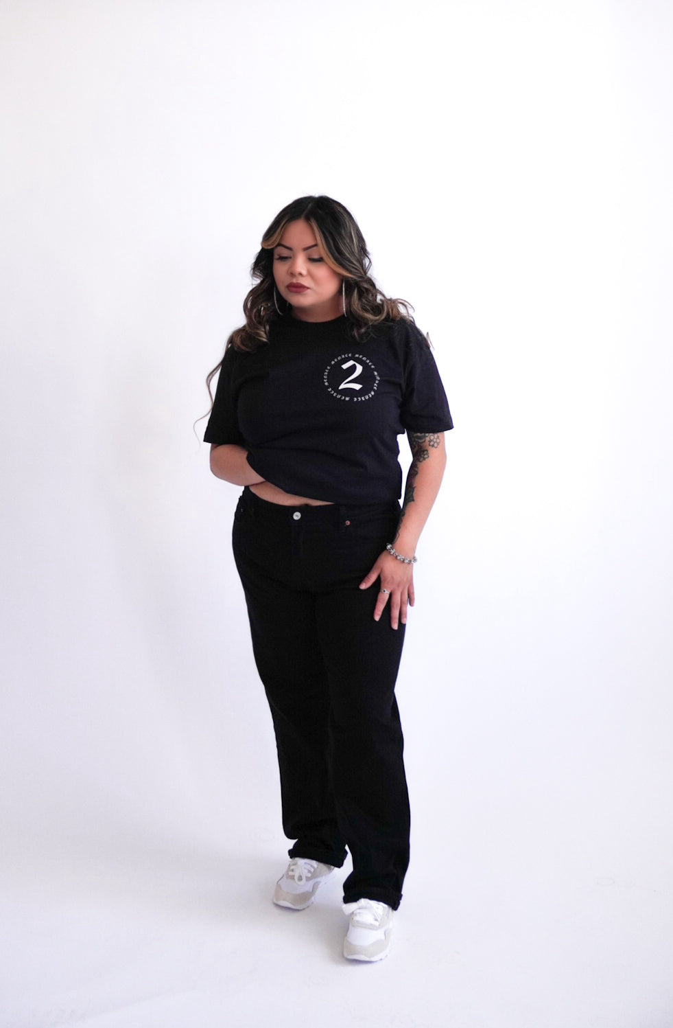 MENACE2 Stamp Tee (Black)
