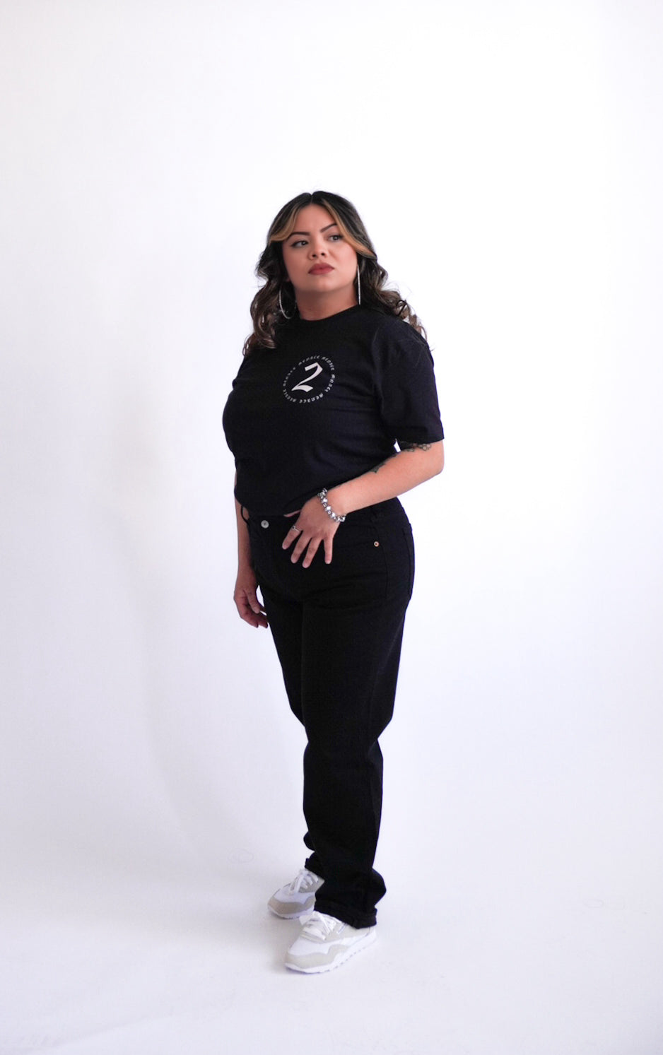 MENACE2 Stamp Tee (Black)