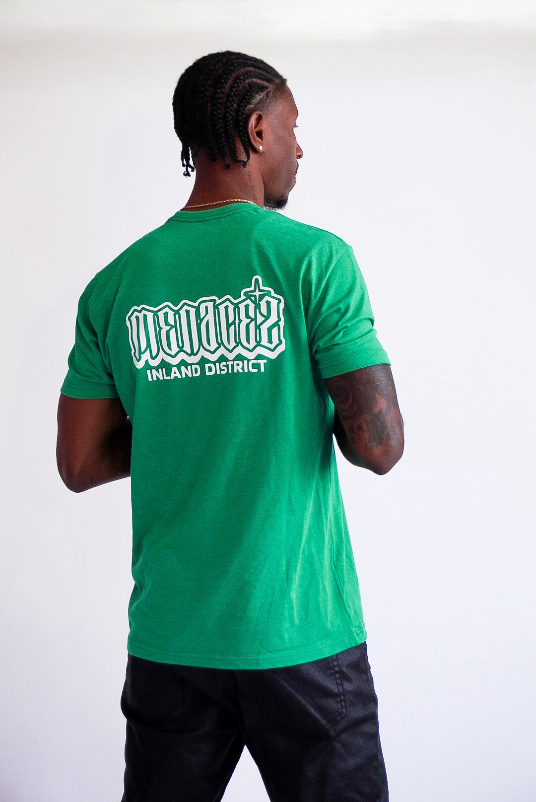 MENACE2 Inland District Tee (Green)